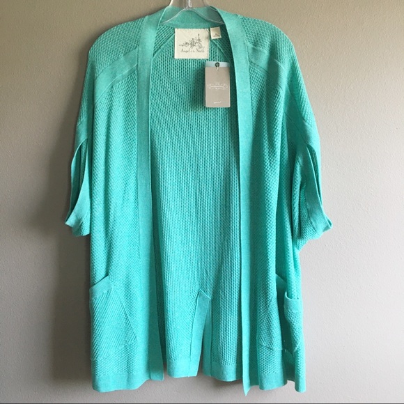 NWT {Angel of the North} Open Front Cardigan M - Picture 2 of 11